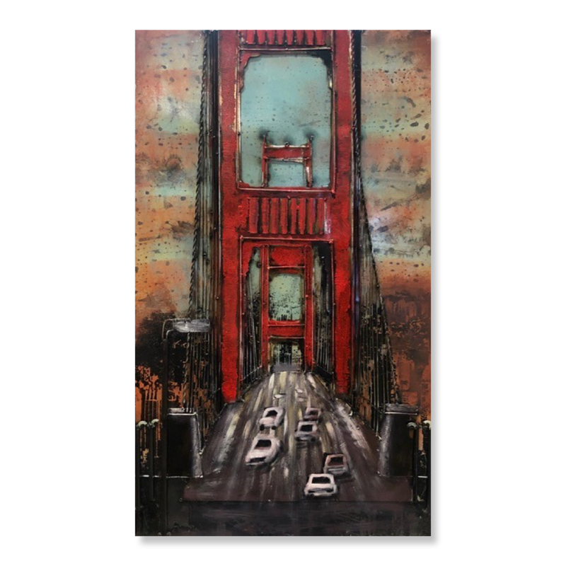 Maalaus Golden Gate -sillasta