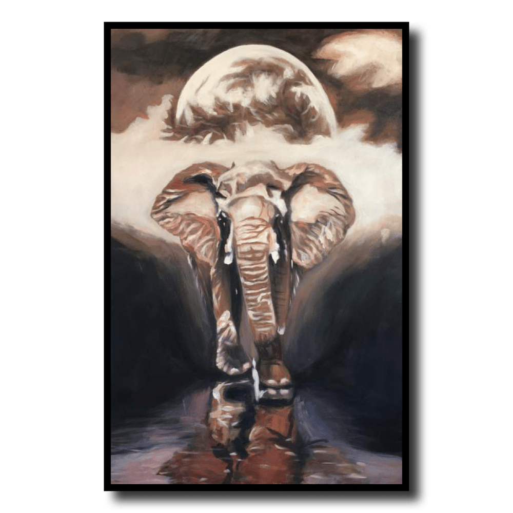 Maalaus norsulla